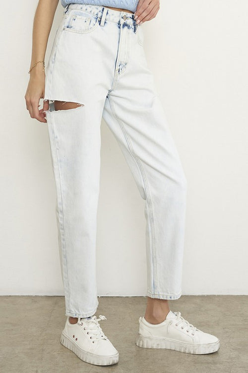 HIGH RISE LOOSE JEANS