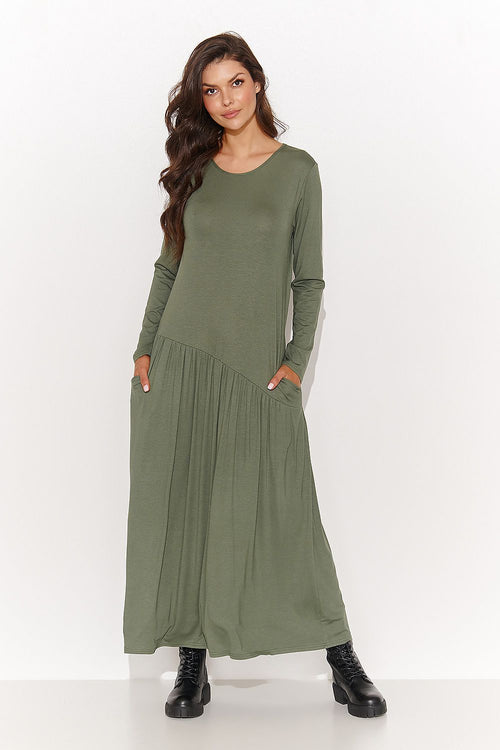 Ivory Knit Maxi Dress