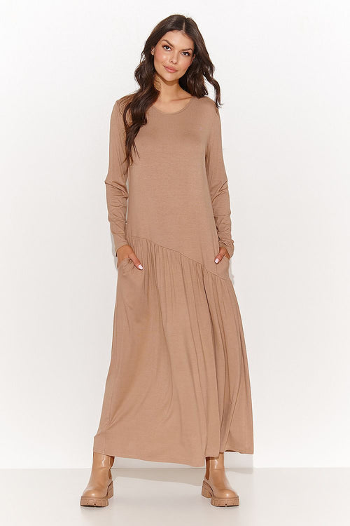 Ivory Knit Maxi Dress